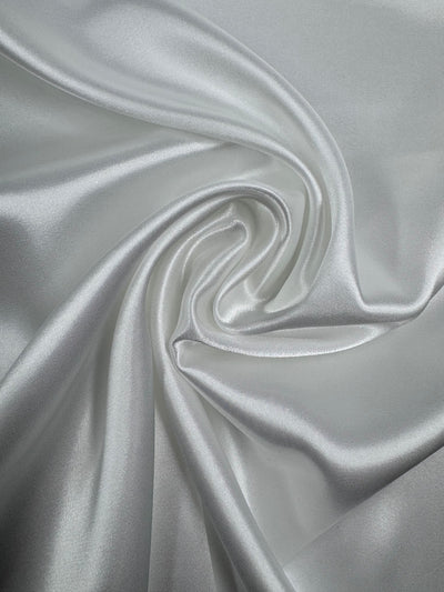 Ivory satin deluxe fabric