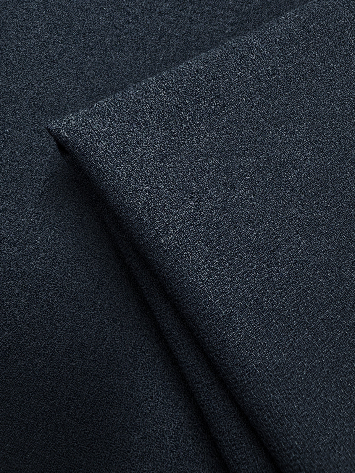 Wool Suiting crepe - Navy - 140cm