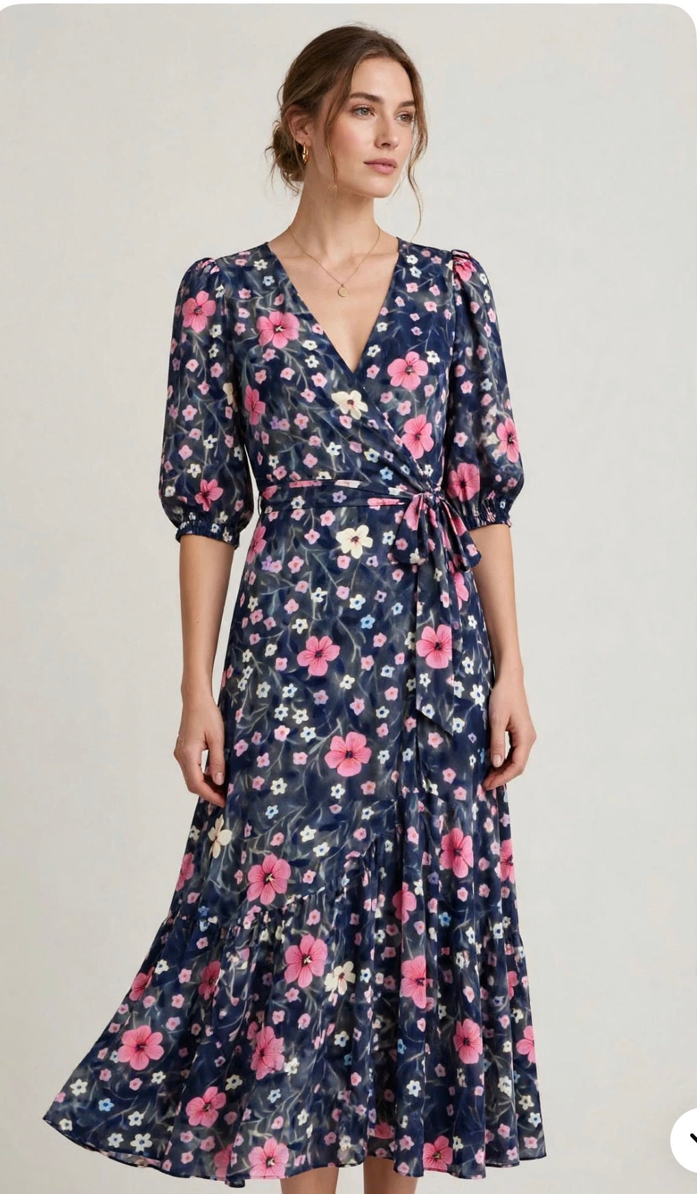 Silkyfall rayon - Nocturne Pink - 150cm