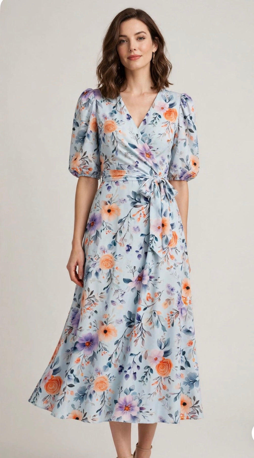 Silkyfall rayon - Misty bloom - 150cm
