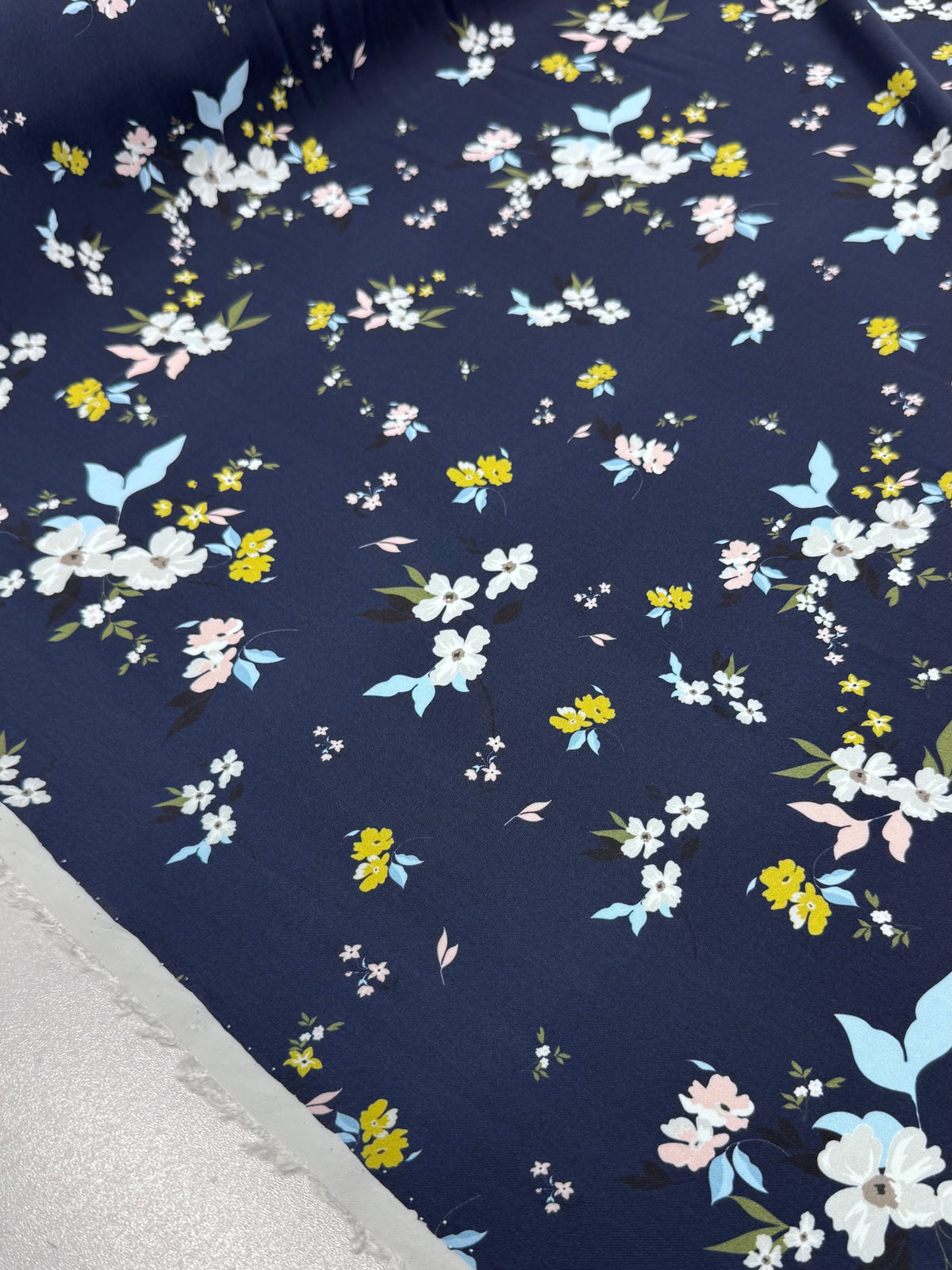 Designer Rayon - Starry Navy - 145cm