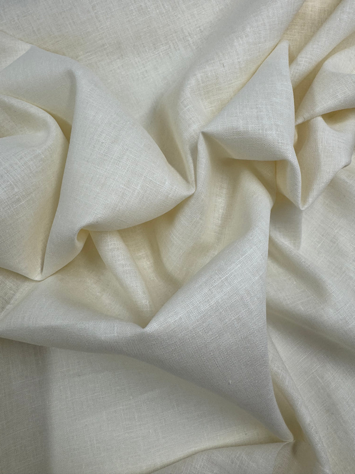 Linen Blend - Milk - 138cm
