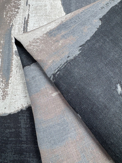 Stone ink design pure linen, lightweight Italian linen fabric