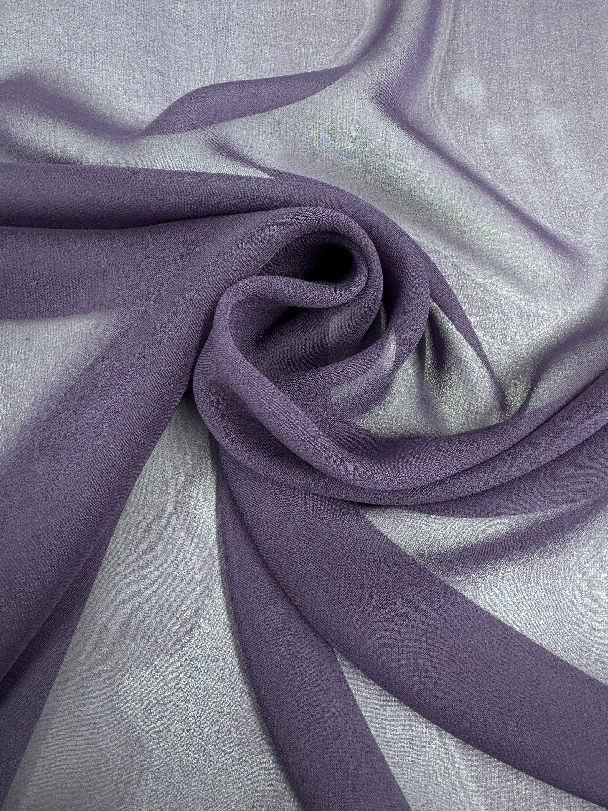 100% Pure Silk Georgette - Majesty - 135cm