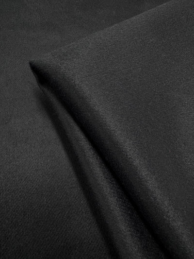 Melton Wool - Black - 150cm