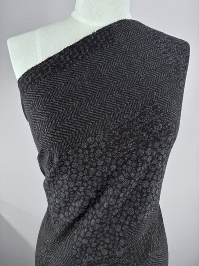 Stone Mosaic textured knit fabric