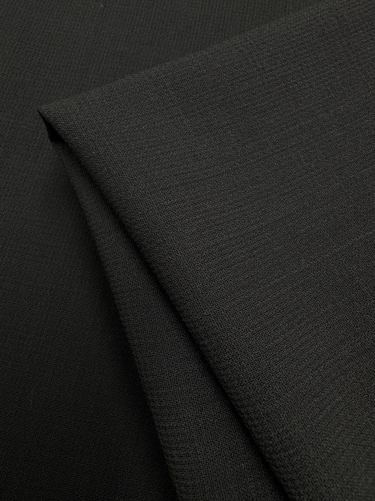 Wool Suiting crepe - Charcoal - 160cm