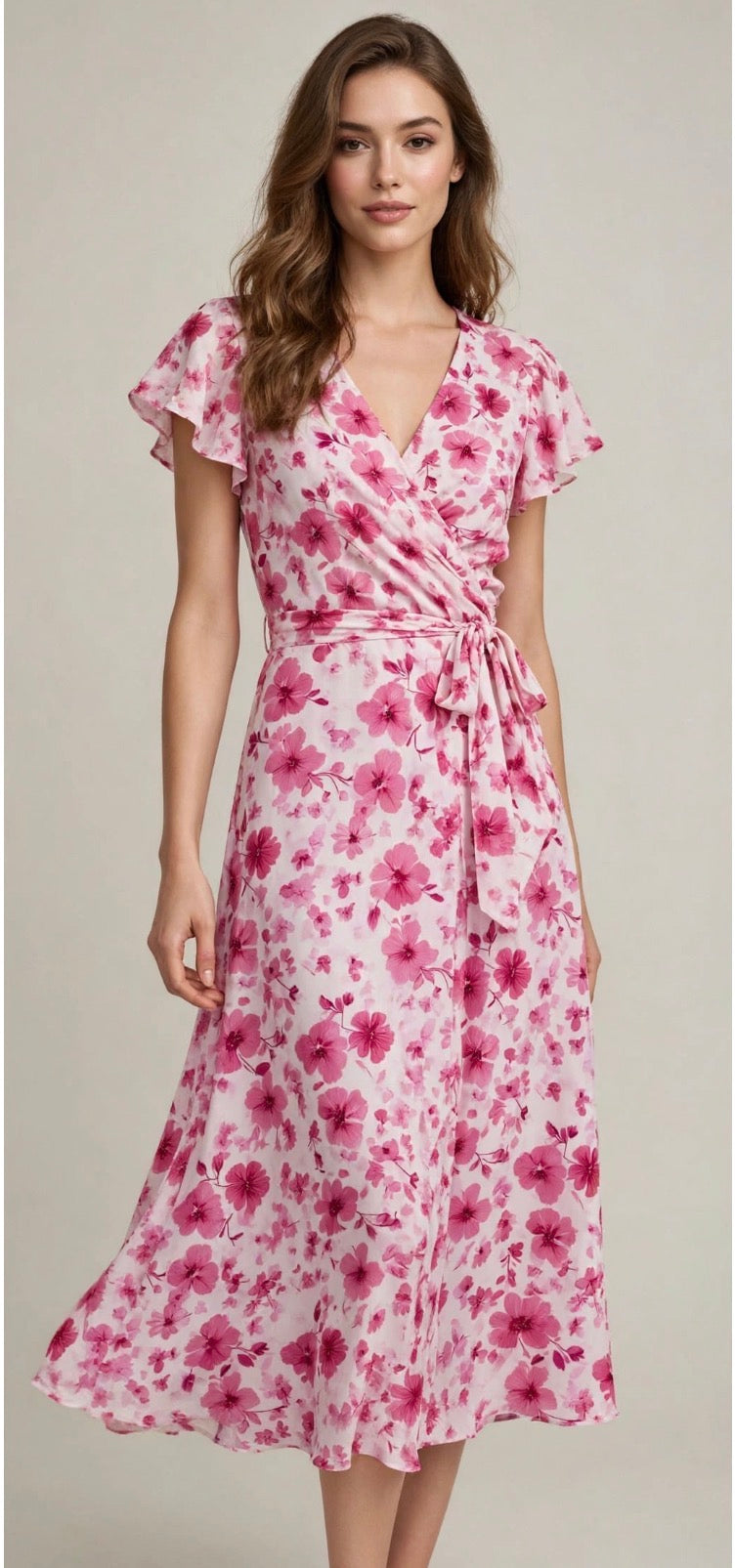 Silkyfall rayon - Blush Cosmos - 148cm