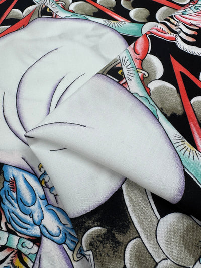 Designer Rayon - Obsidian Spirit - 138cm