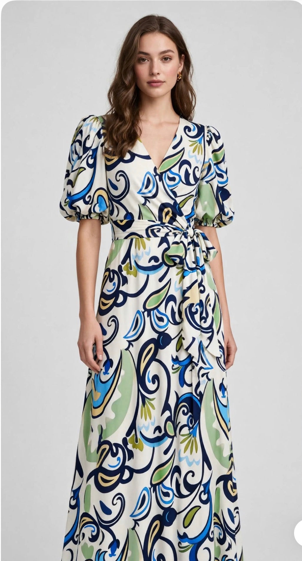 Silkyfall rayon
 - Paisley Tied - 145cm
