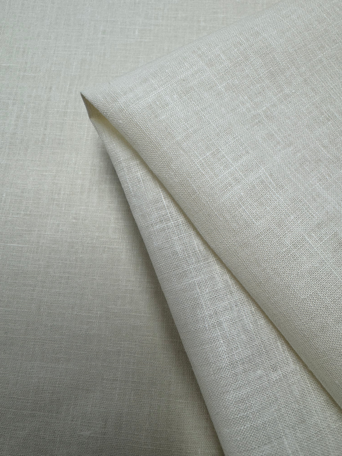 Linen Blend - Milk - 138cm