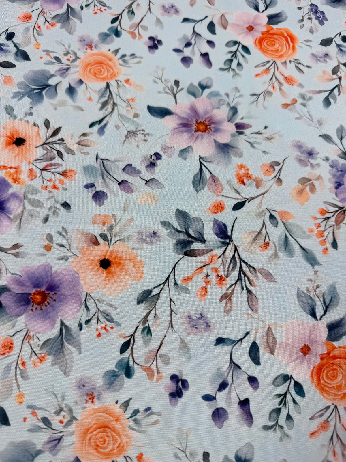 Silkyfall rayon - Misty bloom - 150cm
