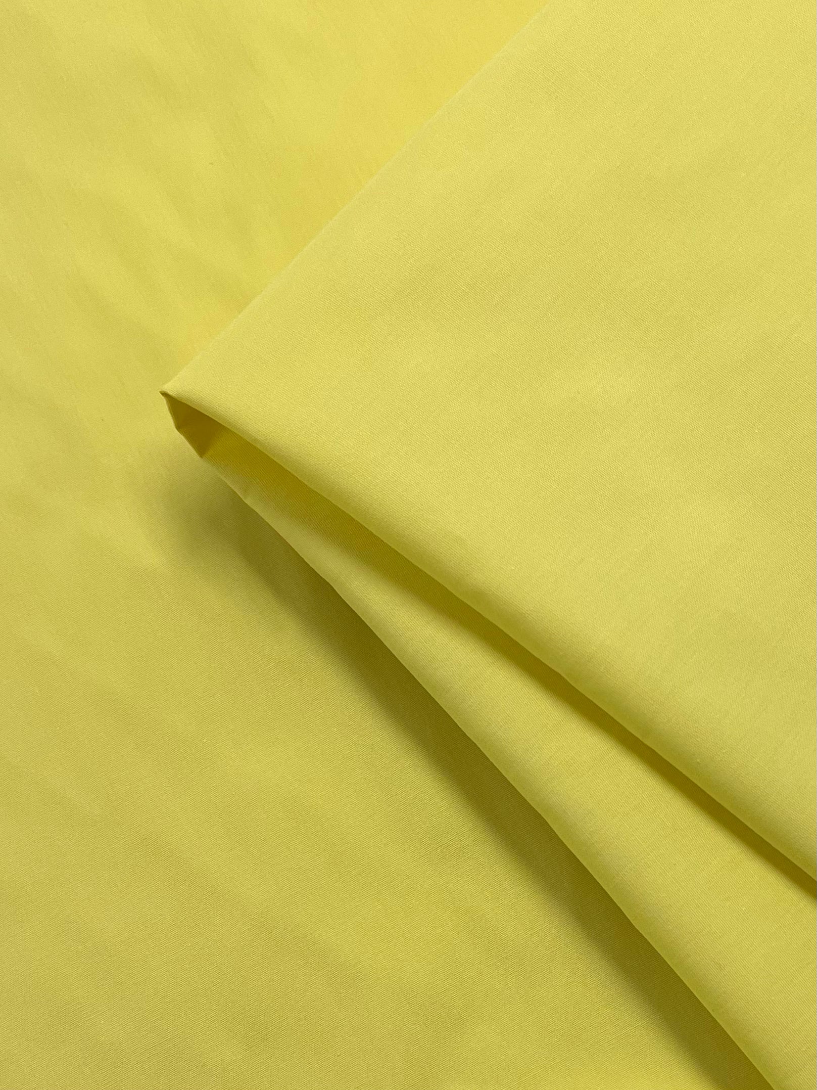Plain Cotton - Pale Banana - 150cm