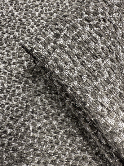 Chenille Upholstery - Otto Charcoal - 150cm