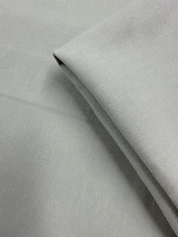 Stretch Oxford Linen - Pale Aqua - 147cm