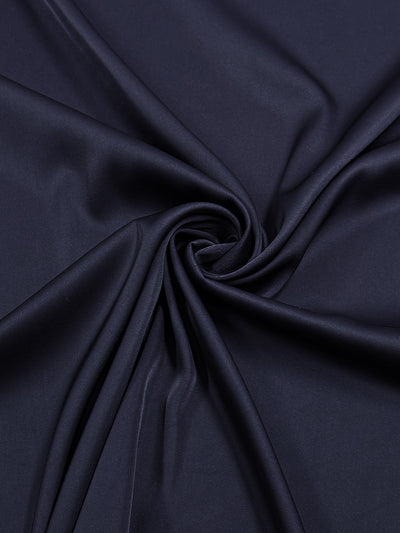 Liquid Satin - Navy - 150cm