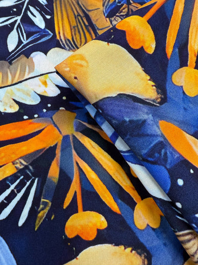 Designer Rayon - Midnight Tropic - 144cm