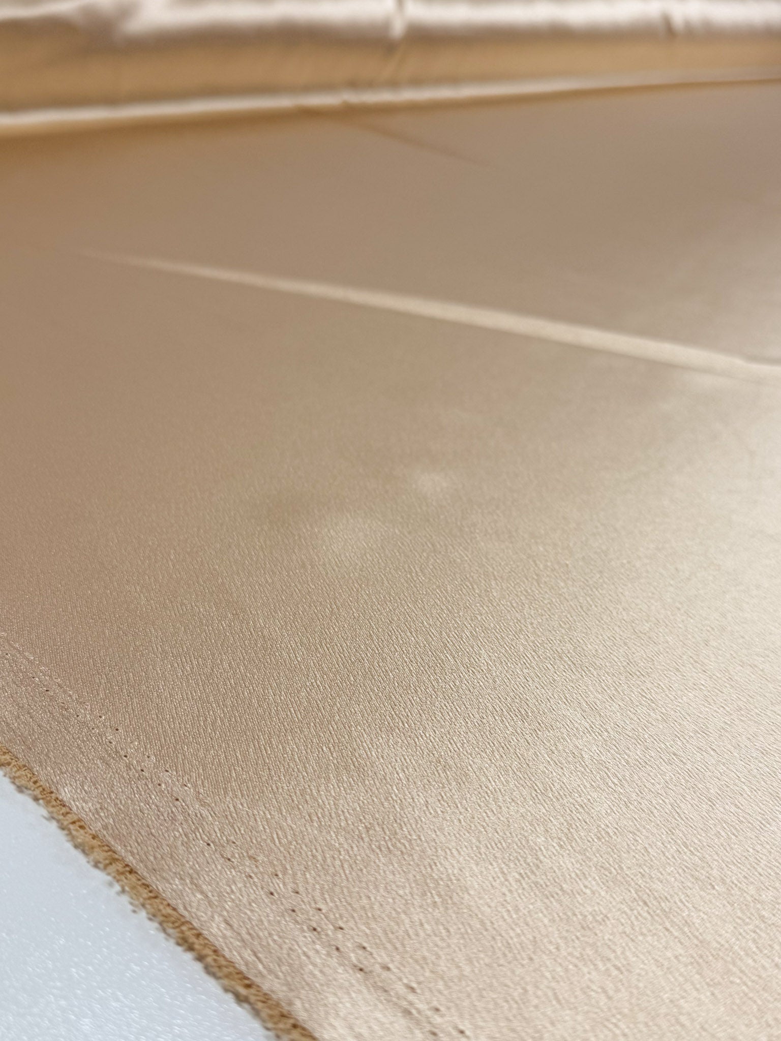 Satin Back Crepe - Nude Gold - 150cm