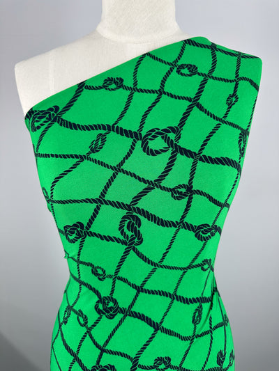 Printed Lycra - Sailor Knot - 150cm