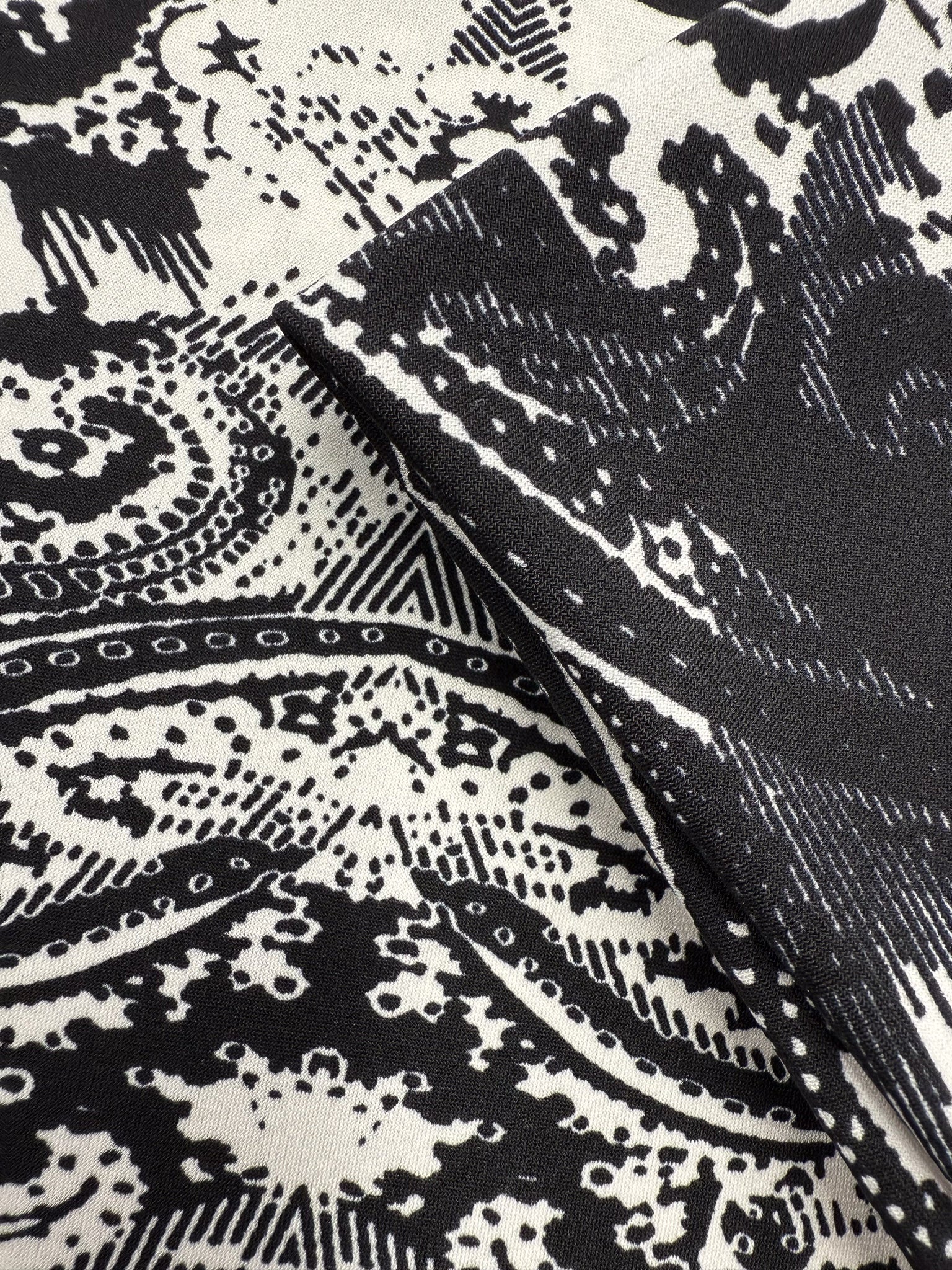 Crepe Lycra - Mono Botanical - 150cm