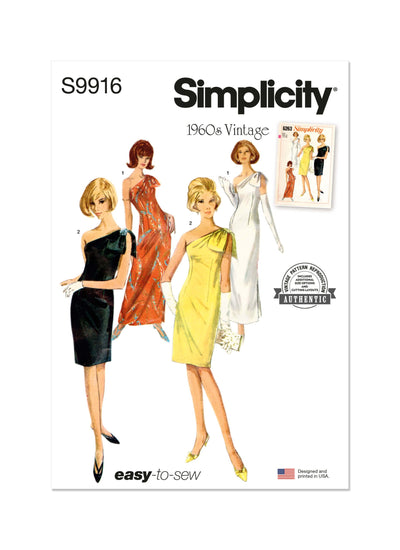 Pattern - Simplicity - S9916 - Misses’ Dress in Two Lengths