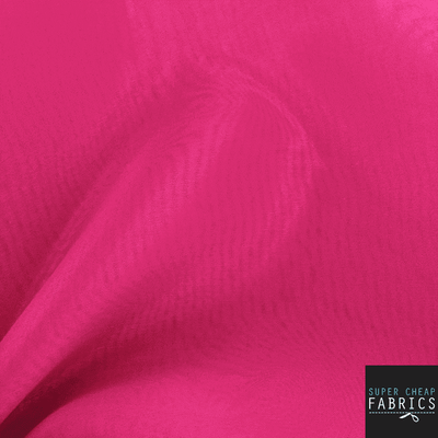 Organza - Hot Pink - 150cm - Super Cheap Fabrics
